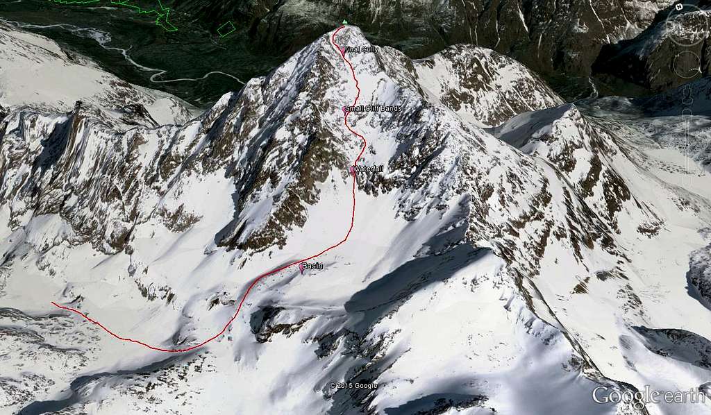 Eagle Peak South Face Route Overview