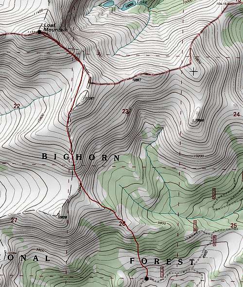 Loaf Mountain Topo Map
