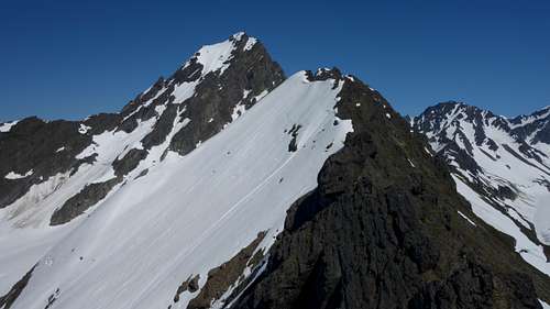 Long south ridge of Alice from Point 3660