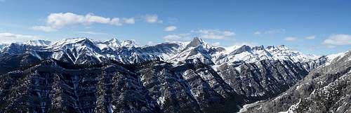 Loder Peak summit panorama