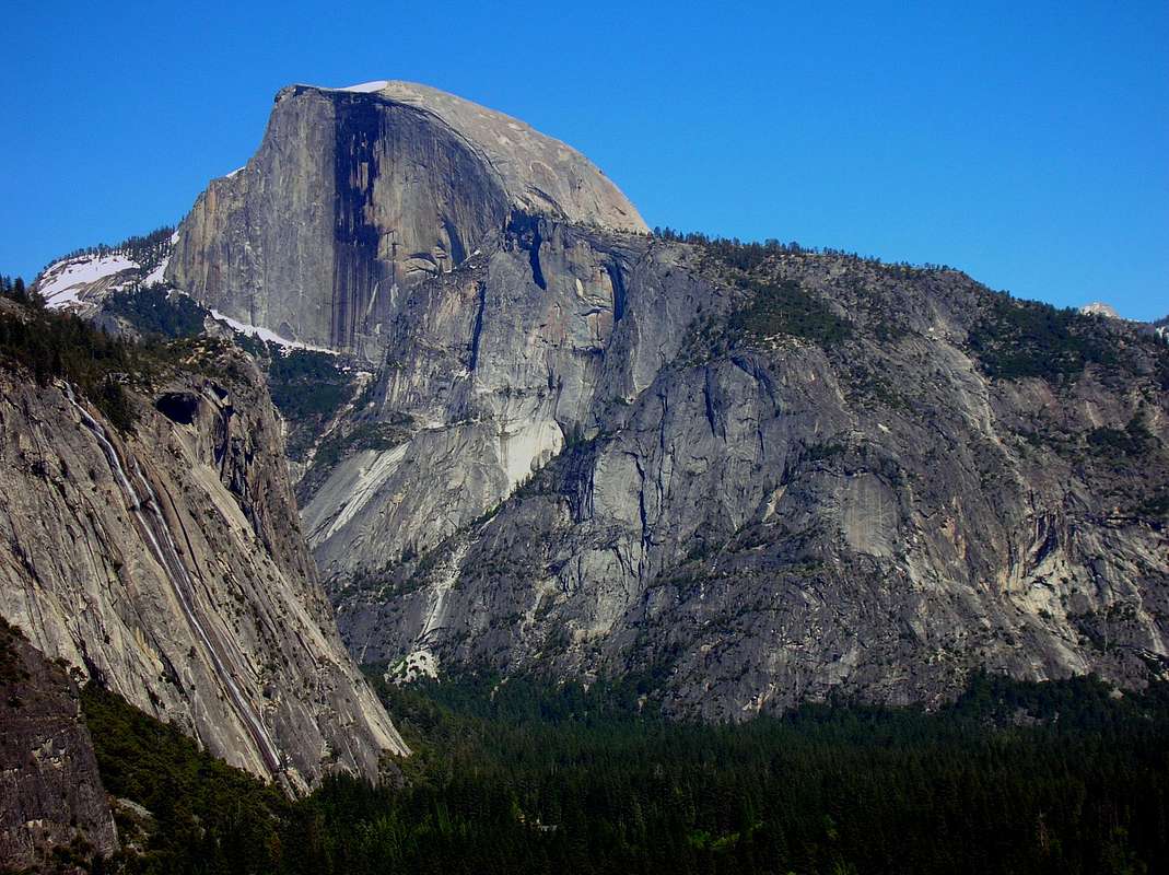 the north face of half dome