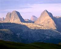 Vestal Peak (left) & Arrow...
