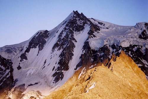 Rupal Peak in the shadow of...