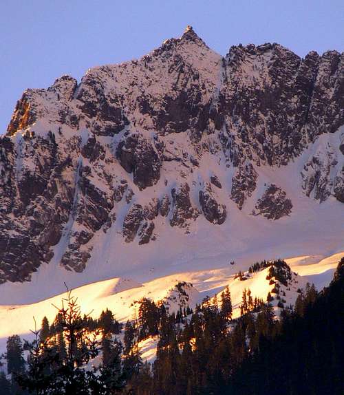 Mount Bullon during Sunrise
