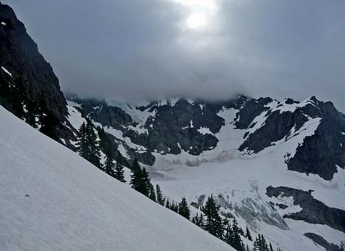 Clouds Building up on Mount Shuksan
