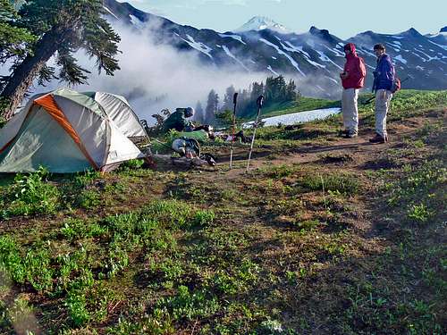 Camping near White Pass