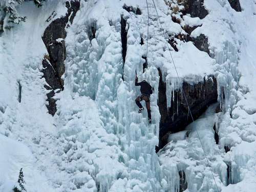 Ice Climbing near Alpental