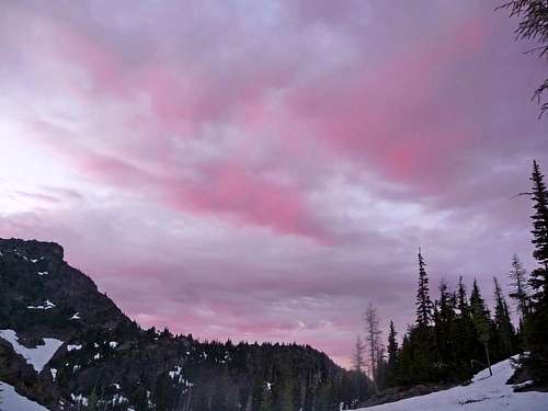 Pink Sky from Camp