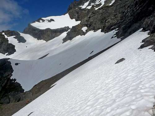 The first Snowfield on Jack Mountain