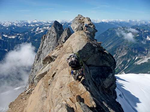 The Summit Ridge of Dome Peak