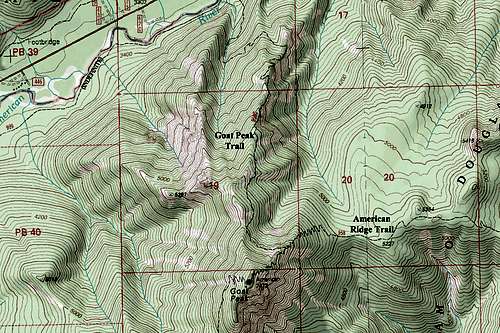 Goat Peak Map