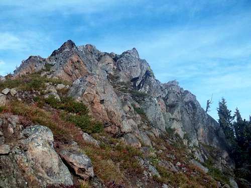 The summit rocks