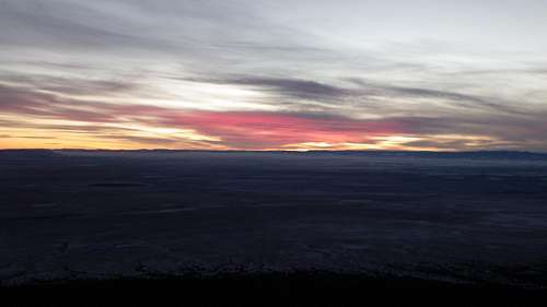 Sunset over San Luis Valley