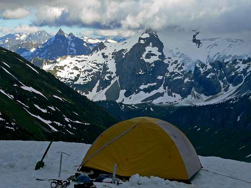 Our Camp on Mount Formidable