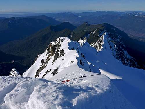 Whitehorse Ridge from the Summit