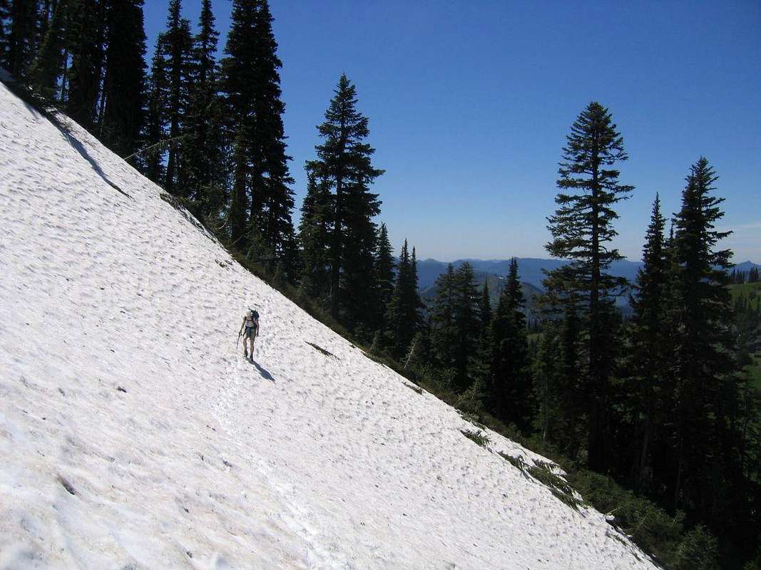 Snowbound trail