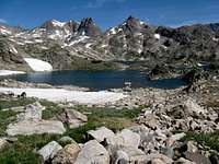 Aptly named Rough Lake, with the Mt. Villard Spires behind, and point 11397
